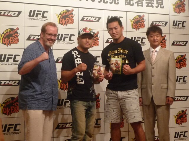 『UFC Undisputed 2010』記者会見レポート、ユークス社長「ゲームメディアを通じてUFCを応援する」