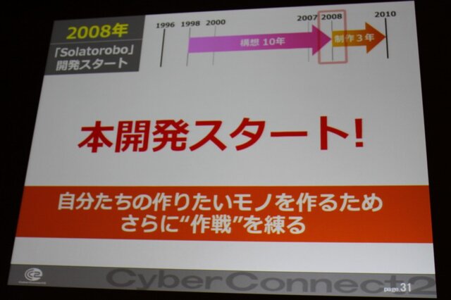 【CEDEC 2010】作りたいゲームを作るための作戦～サイバーコネクトツー松山氏