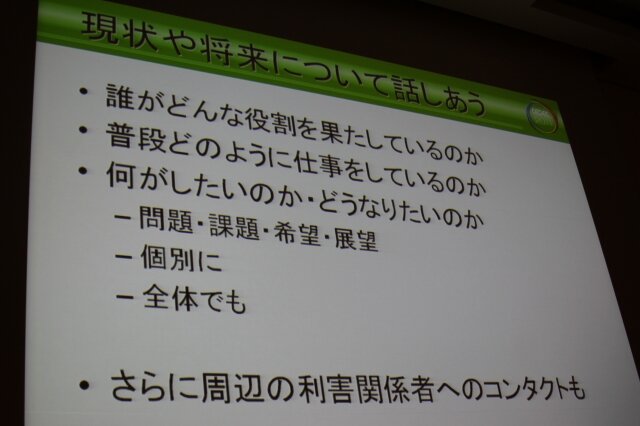 現状や未来について話しあおう