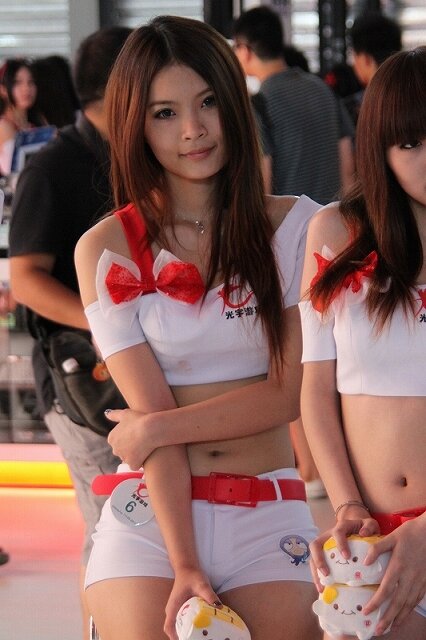 【China Joy 2012】とれたて中国美人をお届け！ゲームショウを彩るコンパニオンたち200枚(1)