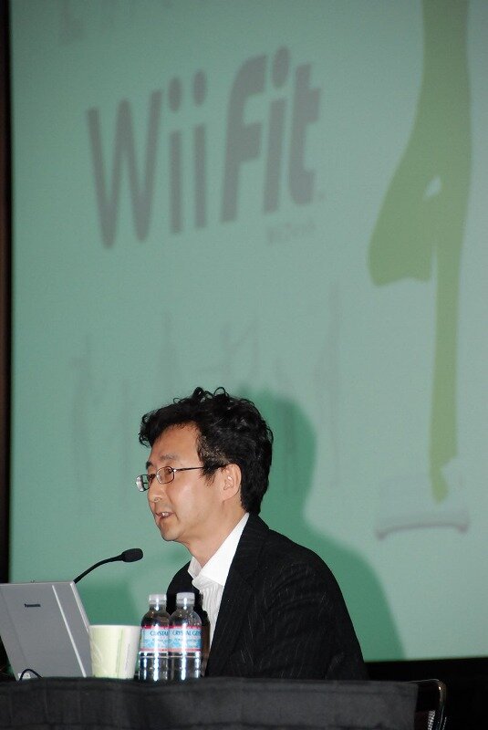 【GDC08】 任天堂・澤野貴夫氏が『Wii Fit』の革新的インターフェイスについて講演