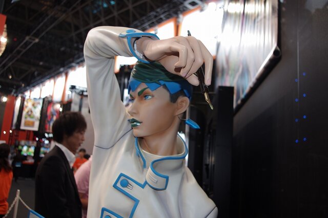 【TGS 2012】あ…ありのまま 今 起こった事を話すぜ！岸辺露伴等身大フィギュア撮影中にサプライズ