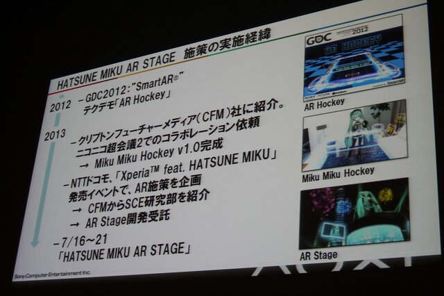 【CEDEC 2013】初音ミクが六本木でライブ！「HATSUNE MIKU AR STAGE」の開発事例