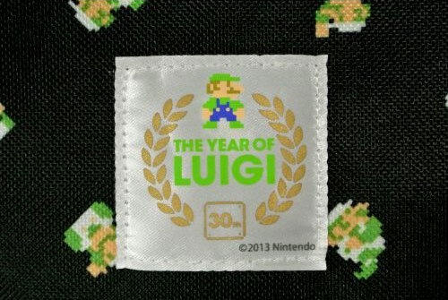 ルイージ30周年記念ロゴを刺繍