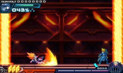 『ロックマンゼロ』などを手がけたインティ・クリエイツ×稲船敬二の2Dアクション『蒼き雷霆 ガンヴォルト』が3DS向けに発表