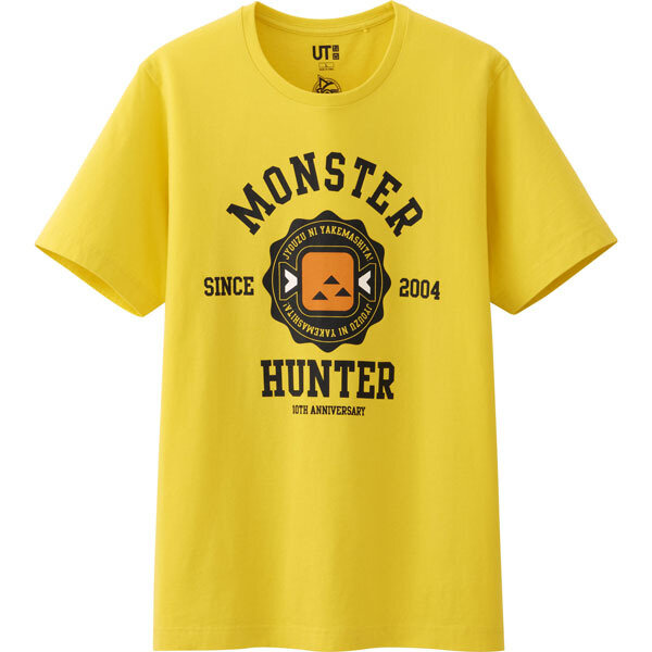 ユニクロ×モンハン「MH10周年記念Tシャツ」12色柄を6月9日から販売、アイルー＆プーギーのキーチェーンプレゼントも