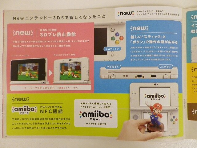 “きゃりーぱみゅぱみゅ”が表紙の「New 3DS」パンフレット配布中、全体的に「きせかえ」推し