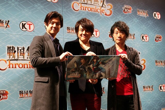 ゲスト声優による生アフレコも！『戦国無双 Chronicle 3』完成発表会レポート…TVアニメ化発表やNew3DSでの実機デモなど