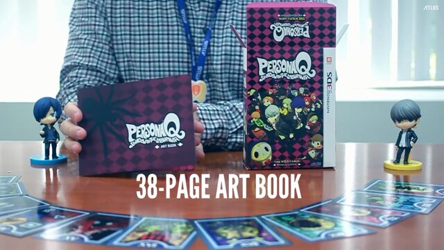 海外限定版『ペルソナQ』開封動画が公開！38ページのアートブックや、本体ケースなどが同梱