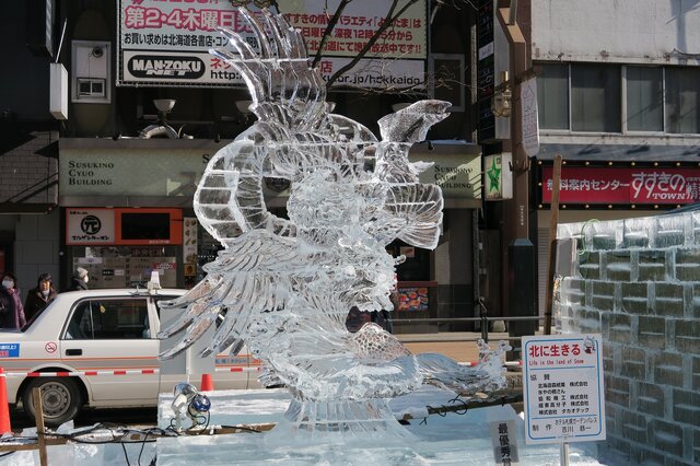 これは美しい！「ICE WORLD 2015」繁華街すすきのの街を彩る氷像たちを一挙紹介