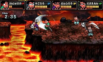 3DS『ダウンタウン熱血時代劇』ゲームモードと、PS3『熱血行進曲』DLC「すーぱーそに子」を紹介