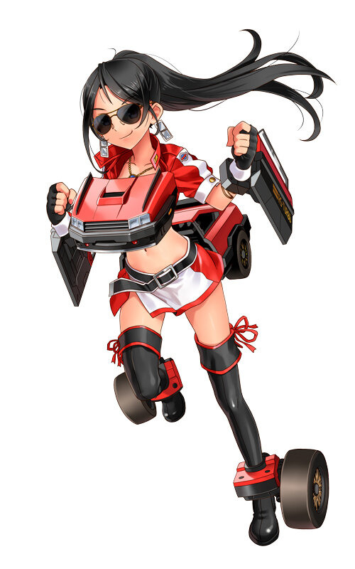 DMM、今度は“スポーツ車や芝刈り機”を擬人化！『レーシング娘。』発表…ワックスがけや、服が透けるシャワー要素も