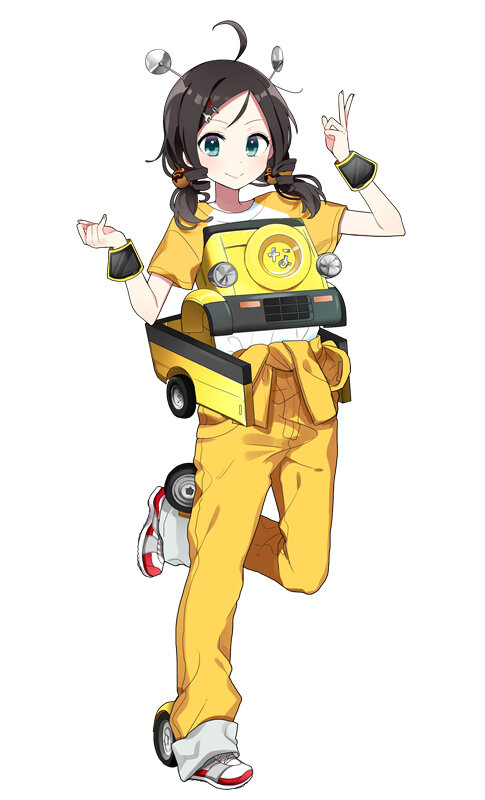 DMM、今度は“スポーツ車や芝刈り機”を擬人化！『レーシング娘。』発表…ワックスがけや、服が透けるシャワー要素も