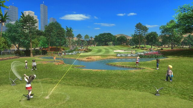 PS4『New みんなのGOLF』はオープンワールド！釣りやスカイダイビングも楽しめ、カートを乗り回すことも