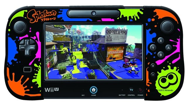 「シリコンカバーコレクション for Wii U GamePadスプラトゥーン Type-B」