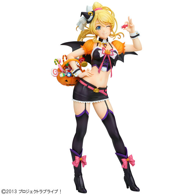 「ラブライブ！」フィギュア「絢瀬絵里 ハロウィンver.」予約開始、オレンジと黒を基調にした衣装がキュート