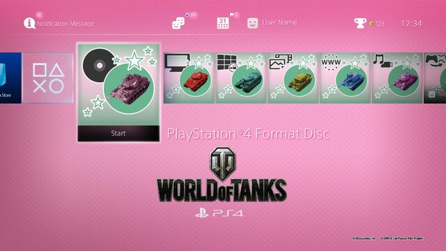 「ガルパン」のPS4テーマ無料配信開始！『World of Tanks』コラボのオリジナルデザイン