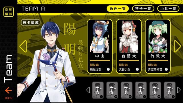 台湾の“実名大学”擬人化ゲーム『要するに5年間500億のために大乱闘すればいいってことでしょ』がぶっ飛んでる