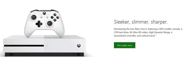 スリムサイズの新型「Xbox One S」製品イメージがリークか