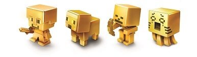 『マインクラフト』ミニフィギュア「グリーン」「レッド」が登場！新たにゴールドVerフィギュアが追加