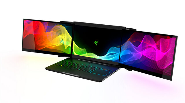 世界初の3画面ノートPC「Project Valerie」が発表！Razerのコンセプトデザイン