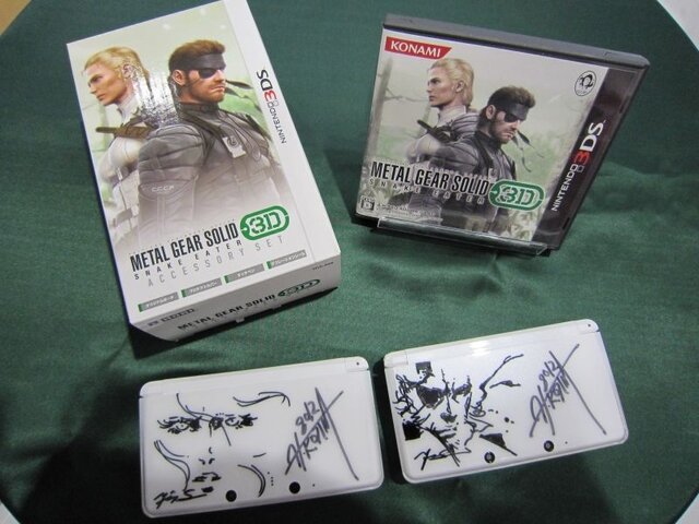 フォトレポート 新川洋司直筆イラスト入り3dsも展示 Metal Gear Solid 3d 発売記念イベント インサイド