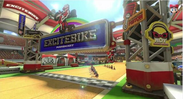 マリオカート8 Dlc第1弾に エキサイトバイクをモチーフにしたコースが収録 インサイド