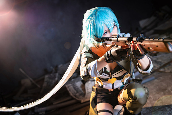 大特価!! ヘカートⅡ シノン SAO コスプレ小道具 ハンドメイド www