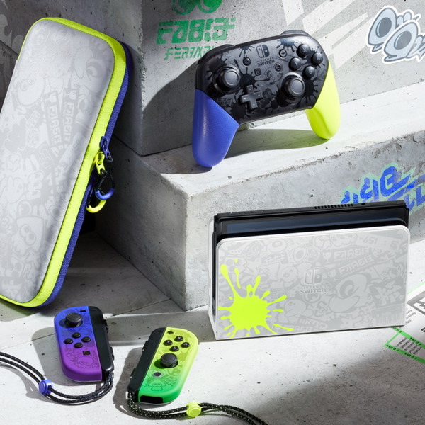 『スプラトゥーン3』デザインの「Nintendo Switch(有機ELモデル