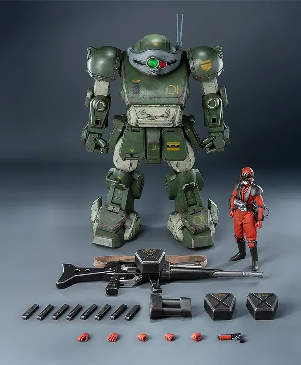 装甲騎兵ボトムズ」約100か所の可動域、開閉や伸縮ギミック満載の「1