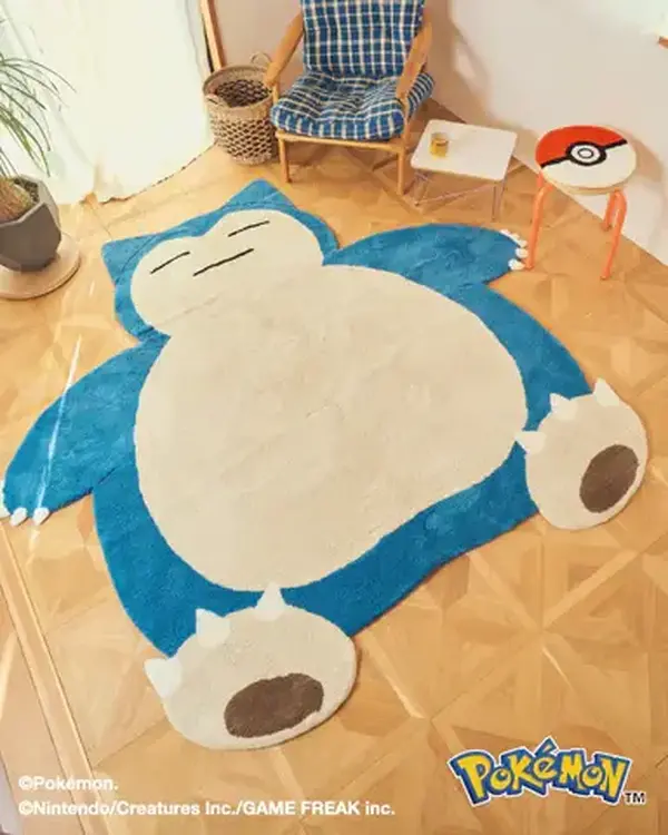 カビゴンの等身大ラグマットは、お値段11万円！『ポケモン』キュートな