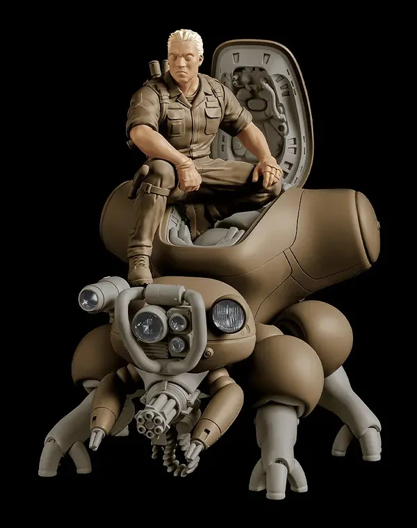 コミックス版「攻殻機動隊」が“手のひらサイズ”のプラモデル化！草薙