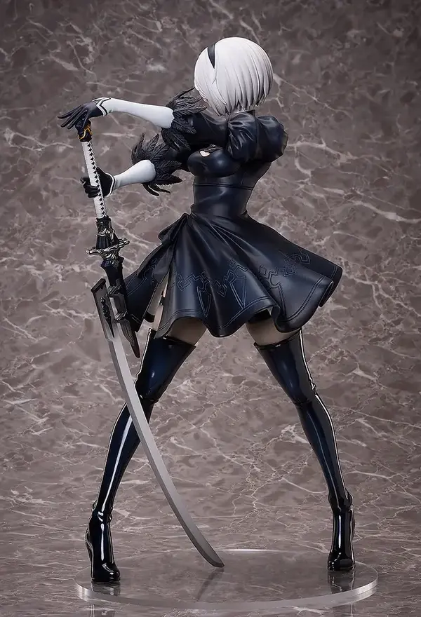 白の約定を携え佇む姿が美しい…！「ニーアオートマタ」より「2B(ヨルハ