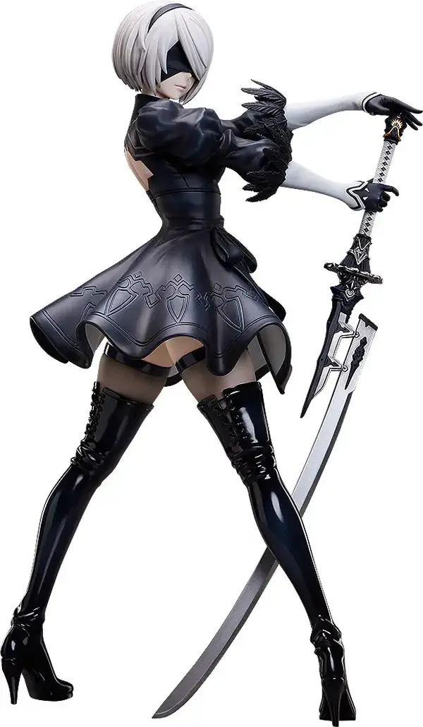 ニーアオートマタ　2b　ヨルハ　白　フィギュア 白の約定を携え佇む姿が美しい…！「ニーアオートマタ」より「2B(ヨルハ