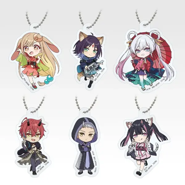 超かぐや姫！」が一番くじちょこっとに登場！彩葉、ヤチヨら6人の背景