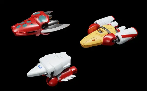 3機のゲットマシンが「ゲッター1」に完全合体！「ゲッターロボ