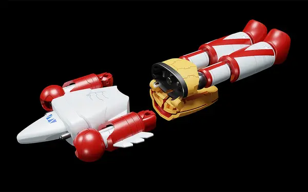 3機のゲットマシンが「ゲッター1」に完全合体！「ゲッターロボ