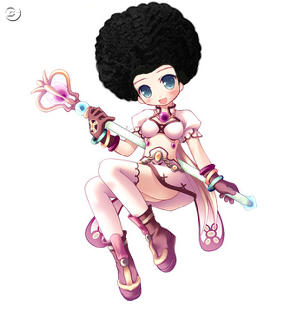 もっさり頭のニクい奴!!『Xenepic Online』クエスト報酬に「アフロ