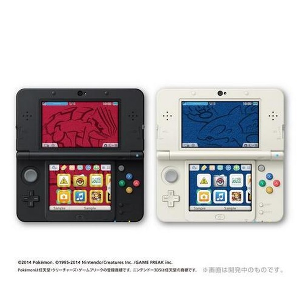 ポケモンセンターオリジナルのNew 3DS「グラードン/カイオーガ 