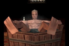 ゲラルトはローポリになってもセクシー？『ウィッチャー3』の“入浴シーン”が初代PS風デメイク映像に！ 画像