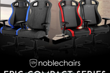 女性や子供も使いやすい！小型サイズのゲーミングチェア「EPIC COMPACT」が7月28日発売 画像