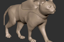 無いなら作っちゃえ！『Stray』猫ちゃんが可愛いので壁掛けヴィネットにしてみた－造形編 画像