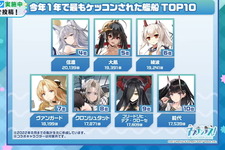 『アズレン』今年1年で最もケッコンされた艦船は？3位ウルリッヒ、2位ニュージャージー、1位は… 画像