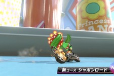 『マリオカート８ デラックス』第5弾追加コースは7月12日に配信！新コース「シャボンロード」がお披露目、「ボスパックン」ら3キャラも仲間入り 画像