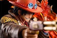 約10万円の高級感！「ワンピース」屈指の人気キャラ、「ポートガス・D・エース」大型スタチューが予約受付開始 画像