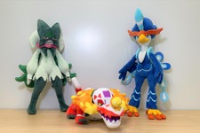 『ポケモンSV』マスカーニャ、ラウドボーン、ウェーニバルがぬいぐるみに！成長した御三家をお迎えしよう 画像