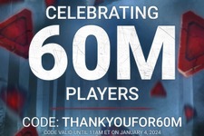 非対称マルチホラー『Dead by Daylight』のプレイヤー数が6000万人を達成―100万ブラッドポイントと6000イリデスントシャードをプレゼント 画像