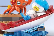 ボートで眠るポケモンが可愛い…！クワッス、ニャオハたちを組み立てられるブロックおもちゃが発売決定