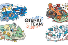 天気にまつわる『ポケモン』たちにフォーカス！日光で色がつくTシャツなど「OTENKI TEAM」グッズがユニーク 画像
