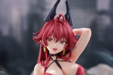 セクシーな膝立ちポーズ…！『勝利の女神：NIKKE』より「レッドフード」がナンセンスレッド衣装でぬーストフィギュア化 画像